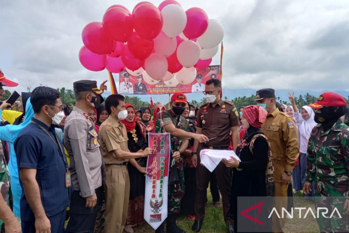 Wujudkan kehidupan harmonis, Dandim 0310 resmikan Nagari Sungai Dareh jadi kampung pancasila