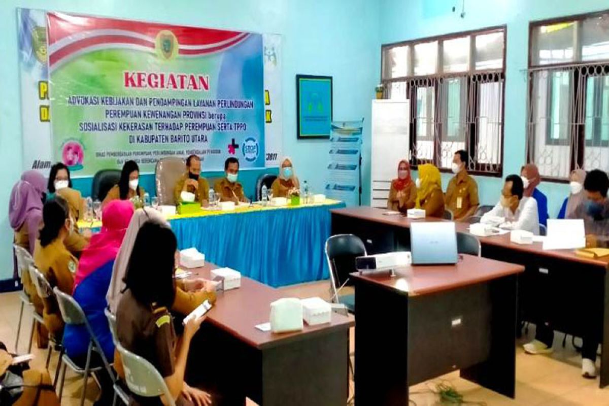 Dinas P3APPKB Kalteng sosialisasikan perlindungan perempuan dan anak di Barut