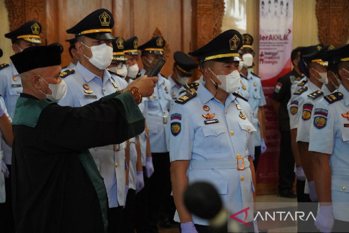 54 pegawai Kemenkumham Jateng duduki jabatan baru