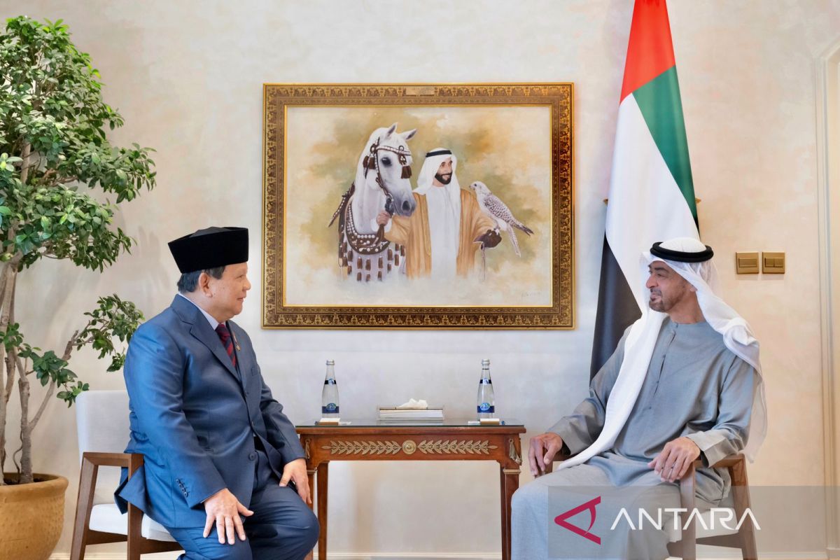 Prabowo dan Putra Mahkota Abu Dhabi bahas kerja sama pertahanan