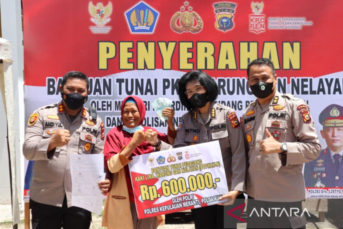 Bantuan tunai untuk PKL, warung, dan nelayan di Meranti mulai disalurkan