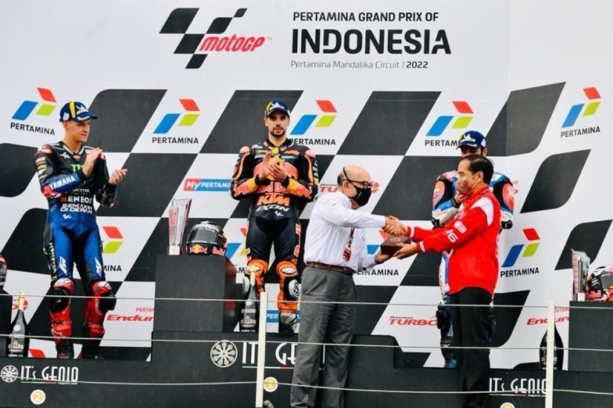 Presiden ucap selamat atas suksesnya MotoGP Mandalika