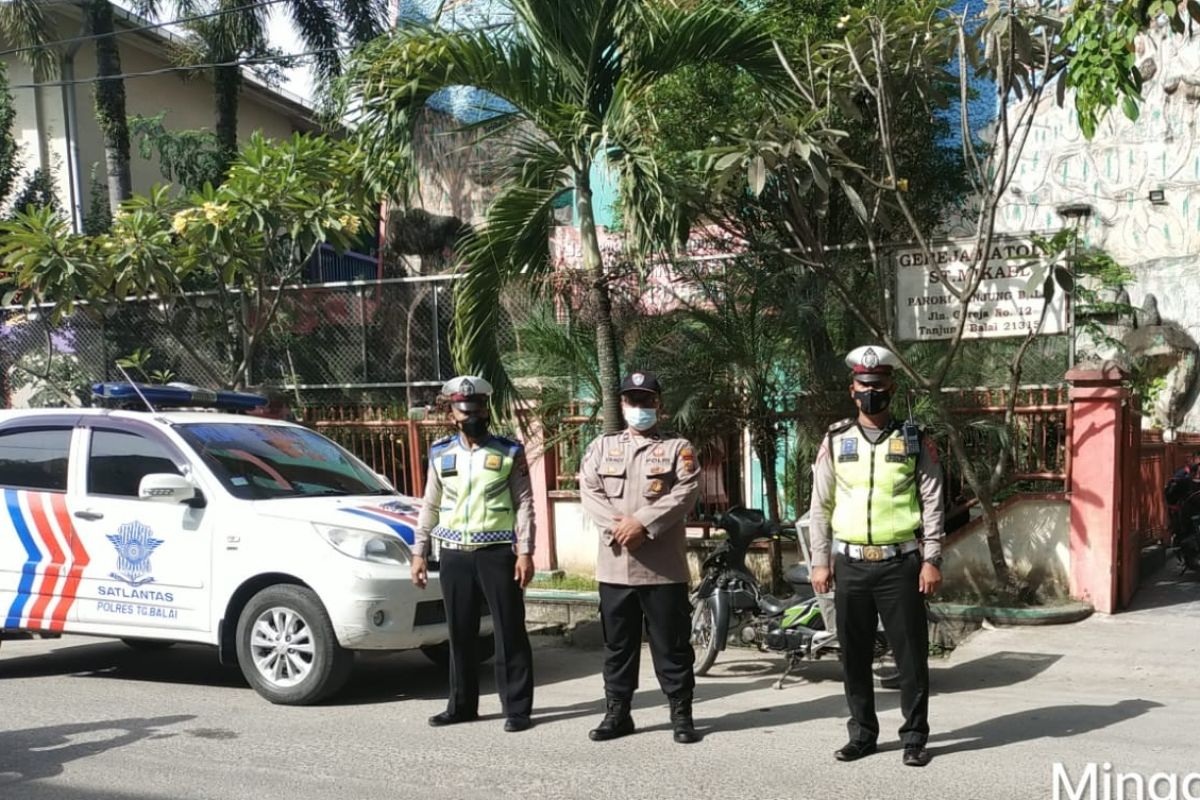 Polres Tanjungbalai mengimbau jemaat gereja ikut vaksin