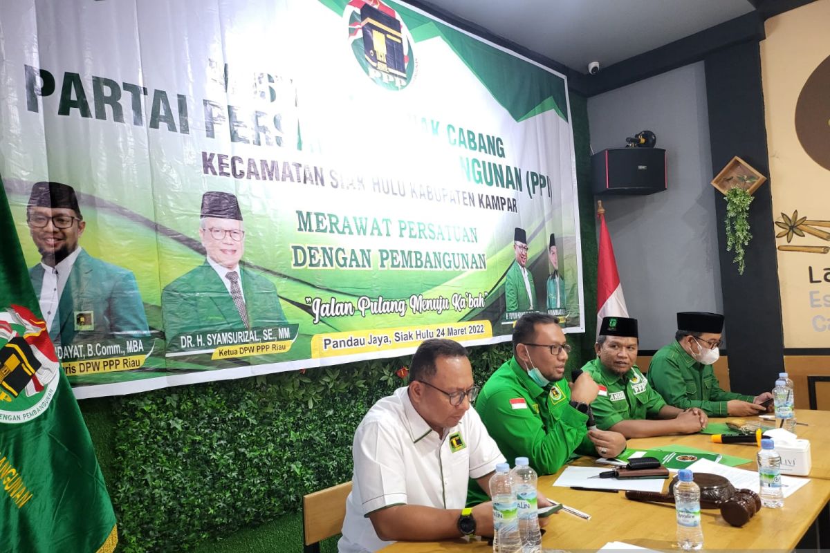 Musancab PPP Siak Hulu jadi ajang konsolidasi hadapi Pemilu 2024