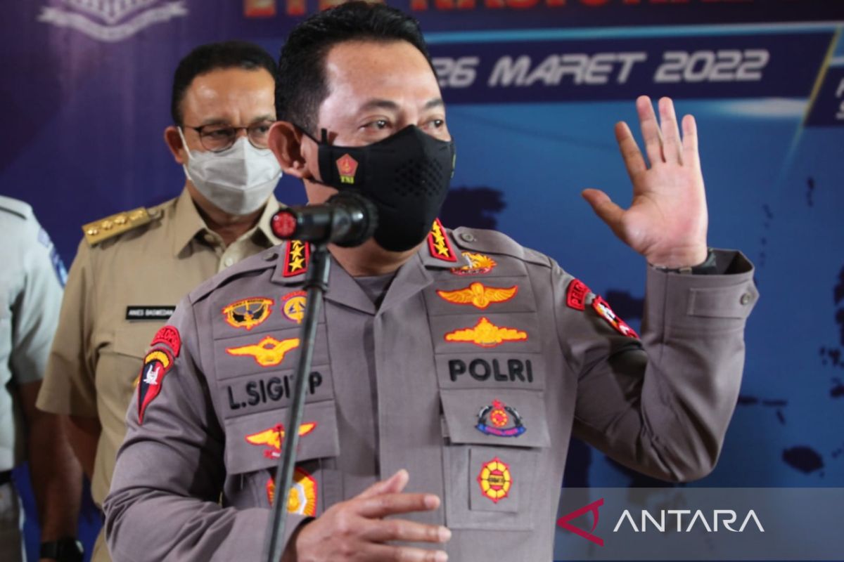 Kapolri: Pemerintah kaji syarat tes antigen bagi pemudik belum "booster"