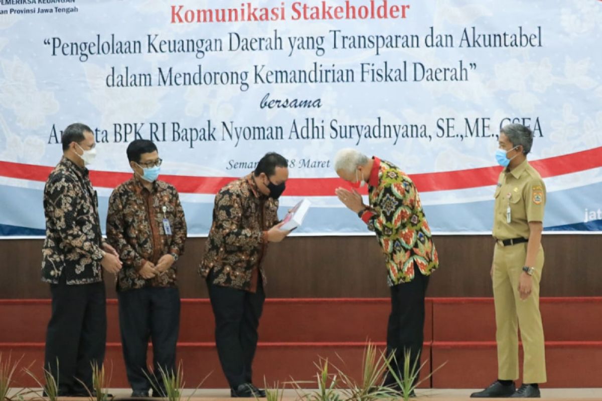 Kemandirian fiskal Jateng di atas rata-rata nasional