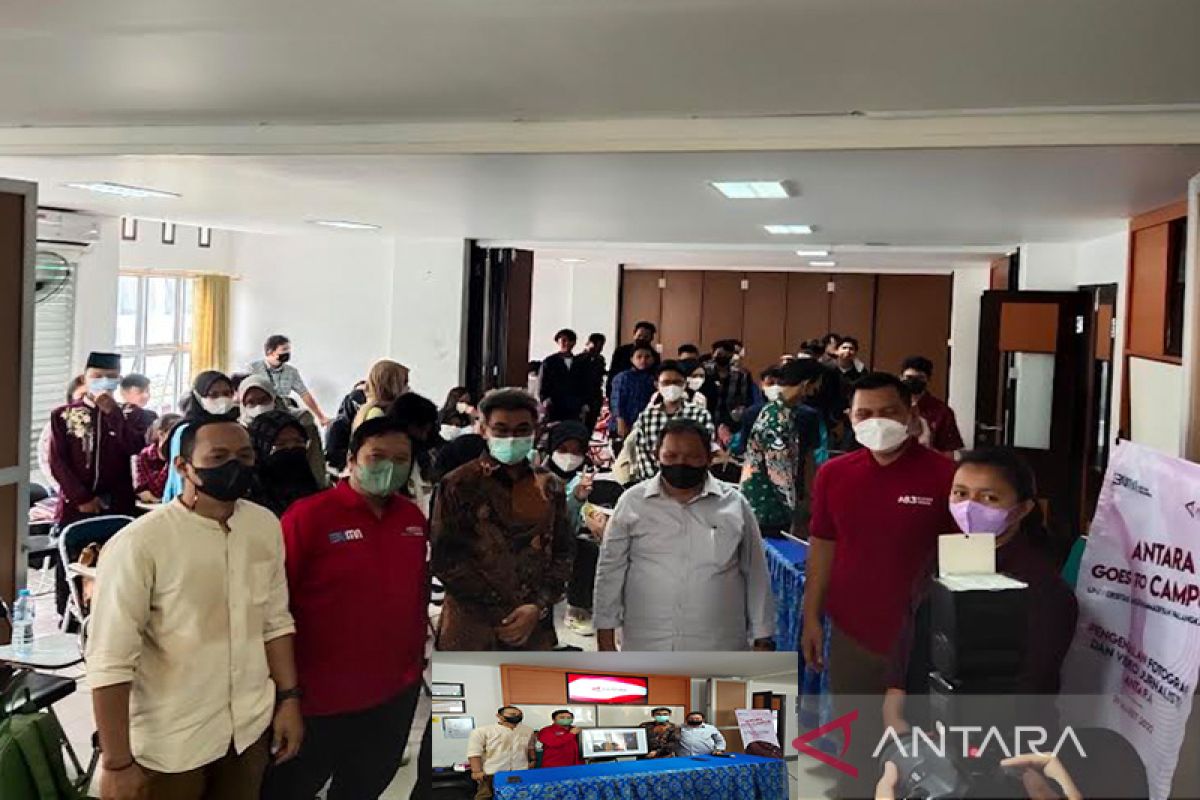 ANTARA-Fisipol UMPR latih mahasiswa di Palangka Raya terkait jurnalistik