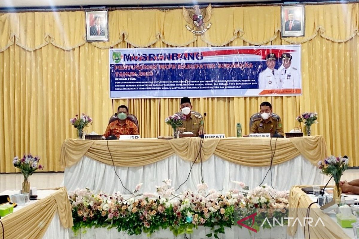 Bupati Sukamara sebut musrenbang sebagai forum strategis