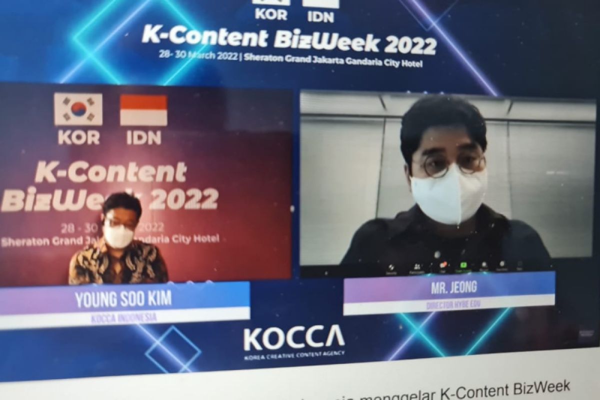 Puluhan pelaku indusri animasi RI-Korsel dipertemukan dalam K-Content BizWeek