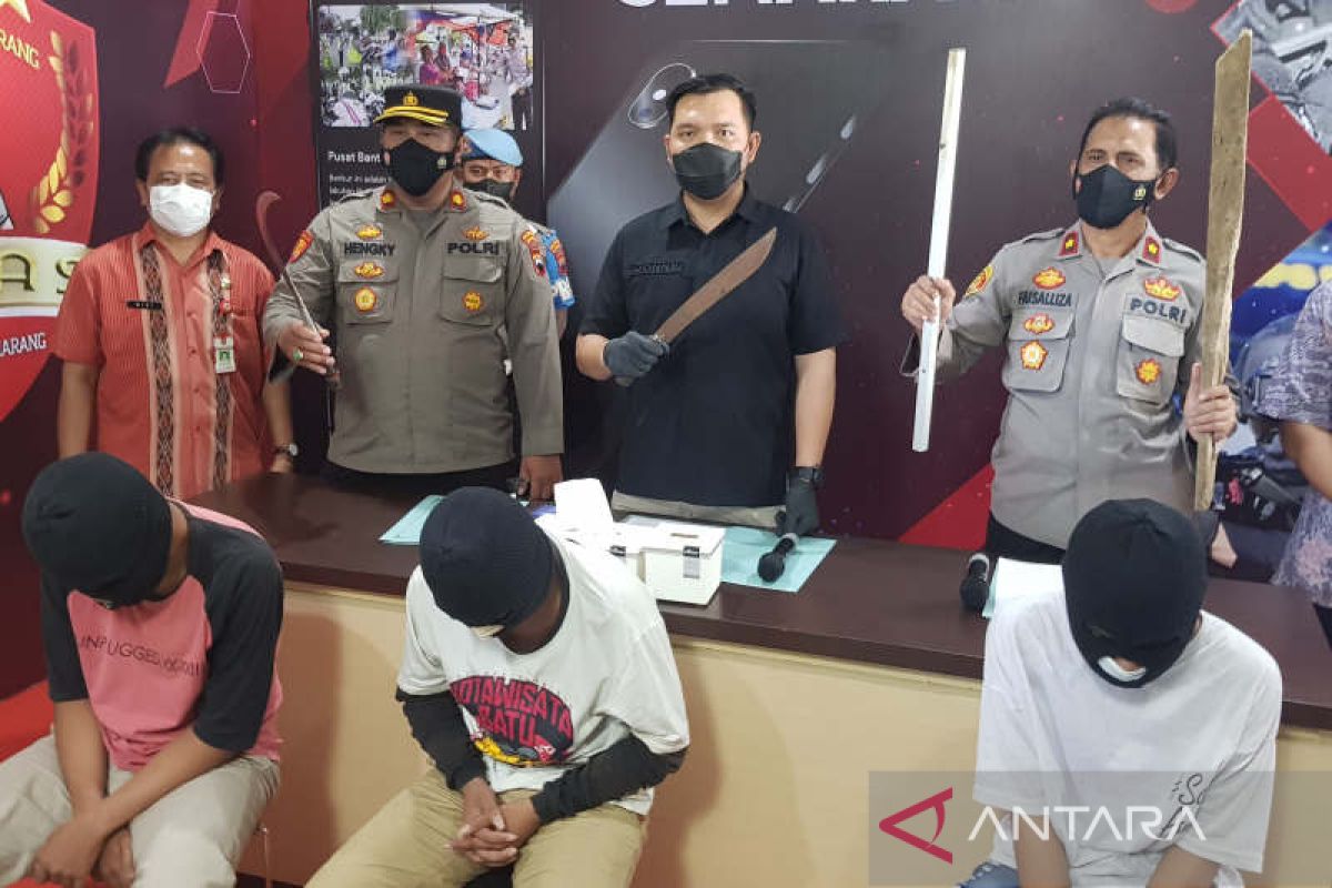 Tiga remaja diamankan saat akan tawuran di Semarang