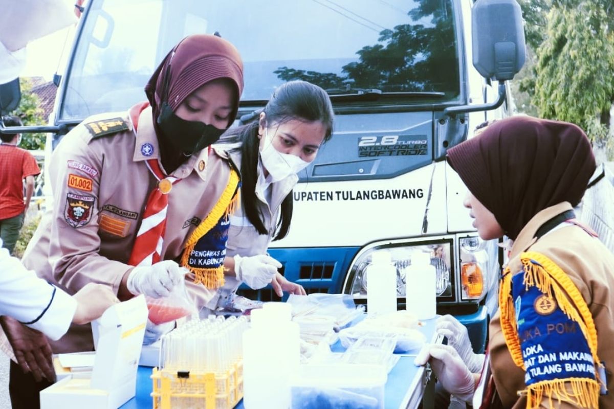 Loka POM Tulang Bawang gandeng Pramuka awasi jajanan takjil