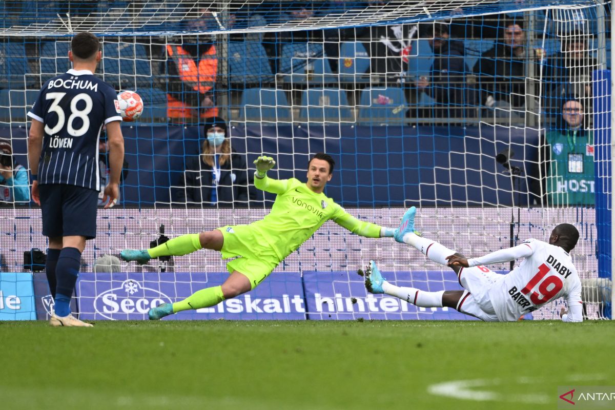 Bundesliga - Diaby gagal eksekusi penalti, Leverkusen harus puas seri kontra Bochum