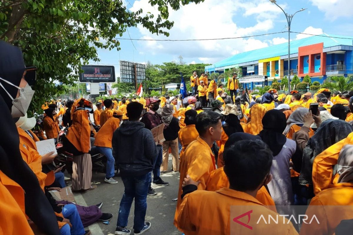 Aksi unjuk rasa mahasiswa, sebanyak 500 personel gabungan diturunkan