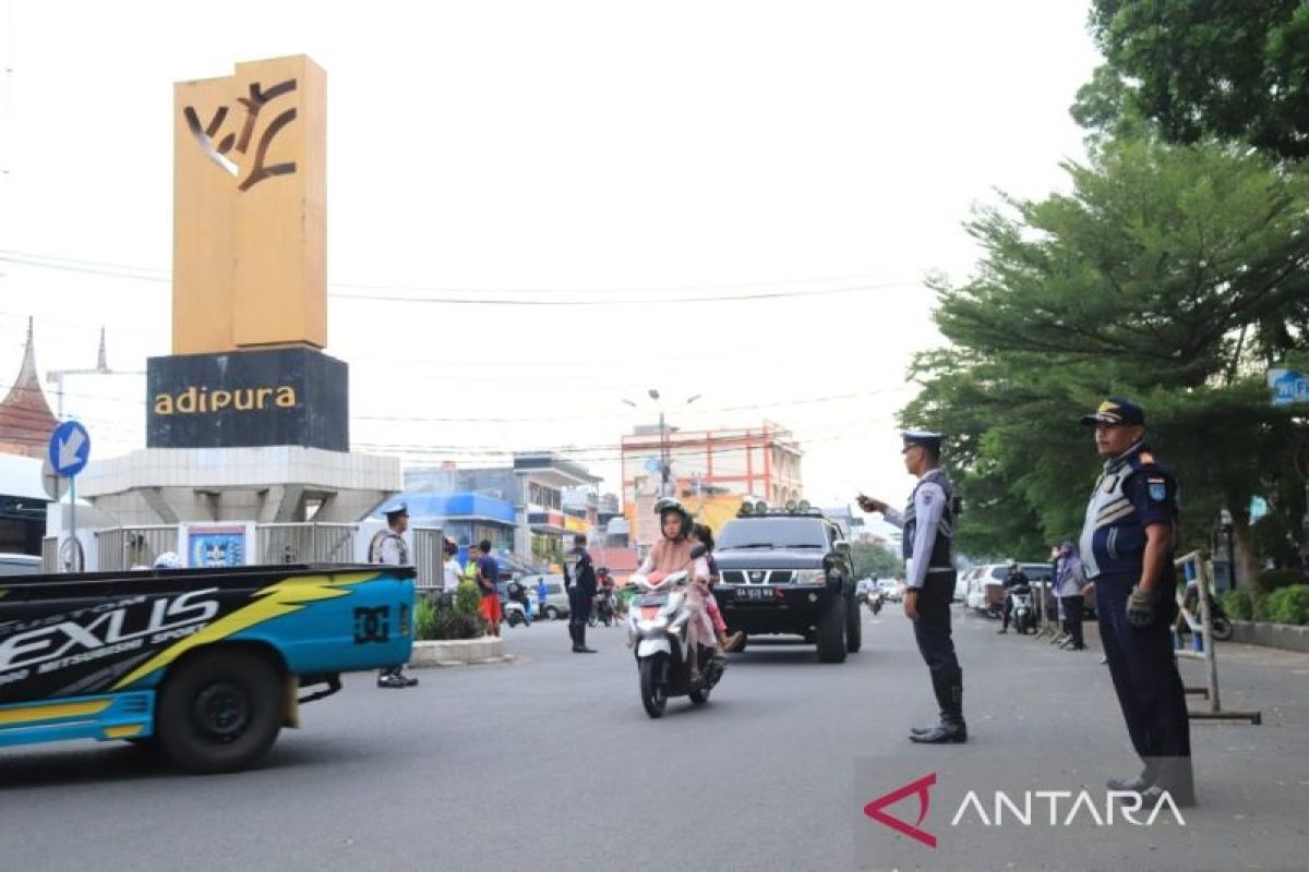 Antisipasi macet selama Ramadhan, lalu lintas di pusat kota Payakumbuh diawasi