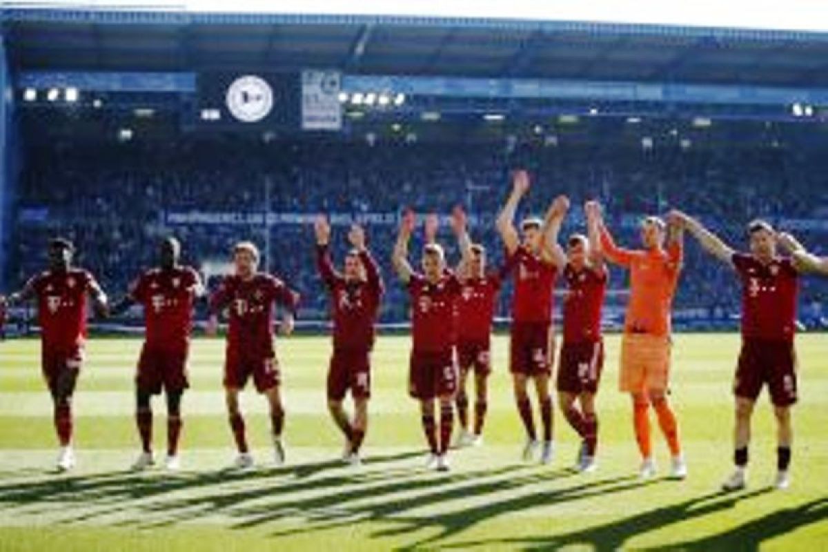 Bayern di ambang juarai Bundesliga setelah bekuk Arminia 3-0