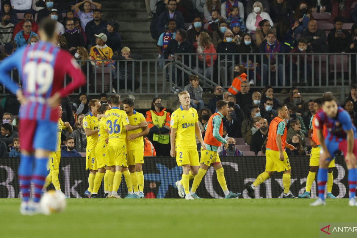 Barcelona tumbang 0-1 lawan Cadiz