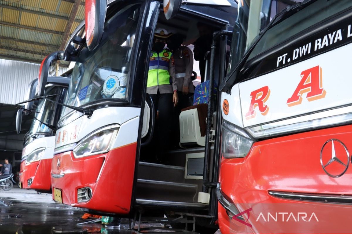 Kapolres Sukoharjo: 121 armada bus laik jalan