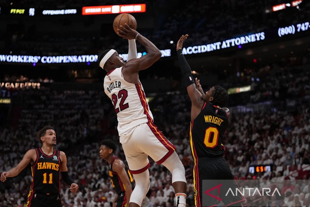 Jimmy Butler pimpin Heat gandakan keunggulan 2-0 atas Hawks