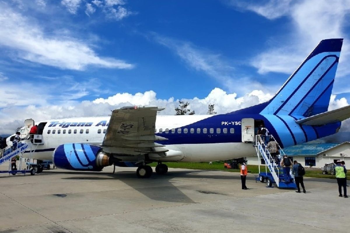 Trigana operasikan 9 pesawat jenis boeing dan atr di Papua