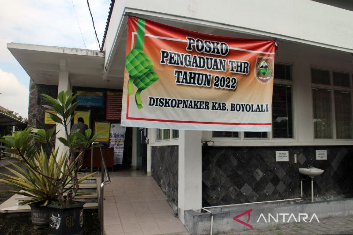 Diskopnaker Boyolali pantau pemberian THR  kepada pekerja