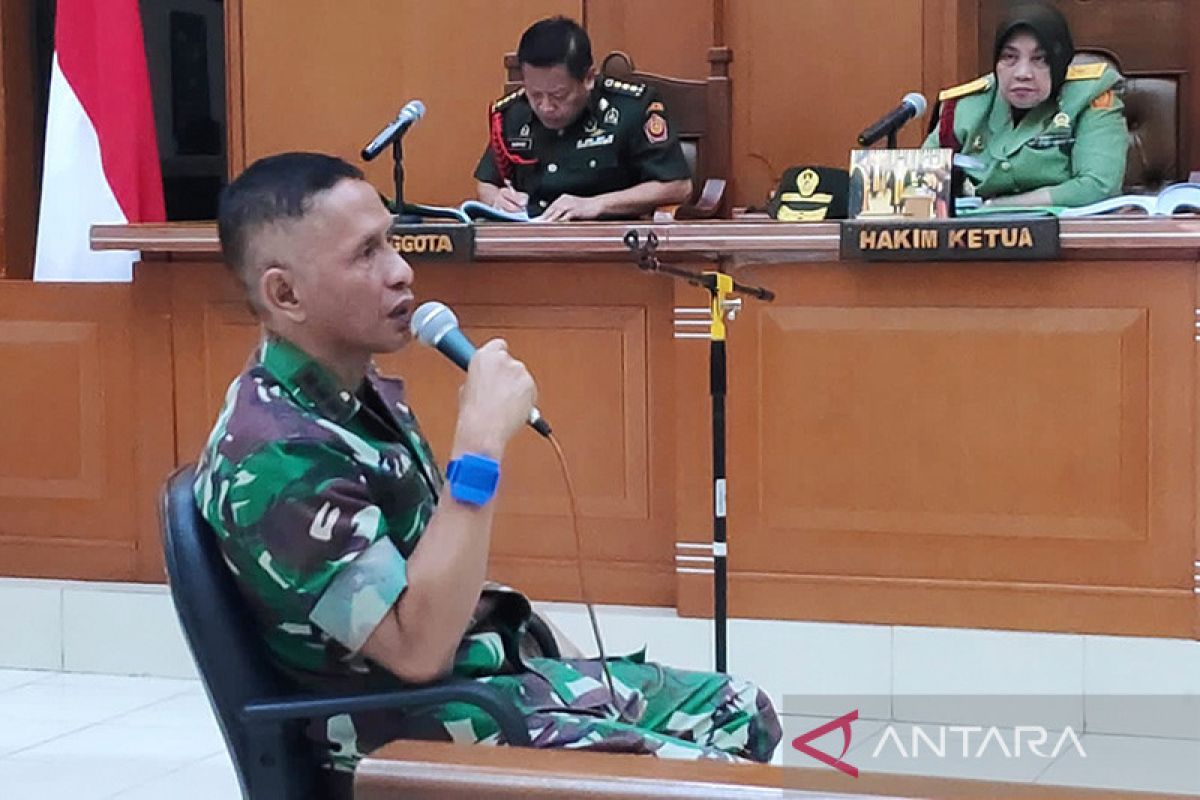 Kolonel Priyanto jalani sidang vonis di pengadilan