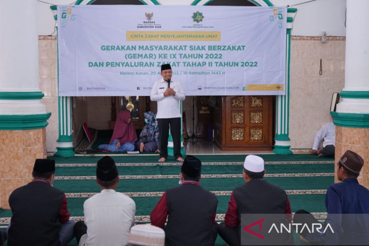 Wabup Siak: Amil zakat sebuah pekerjaan yang mulia