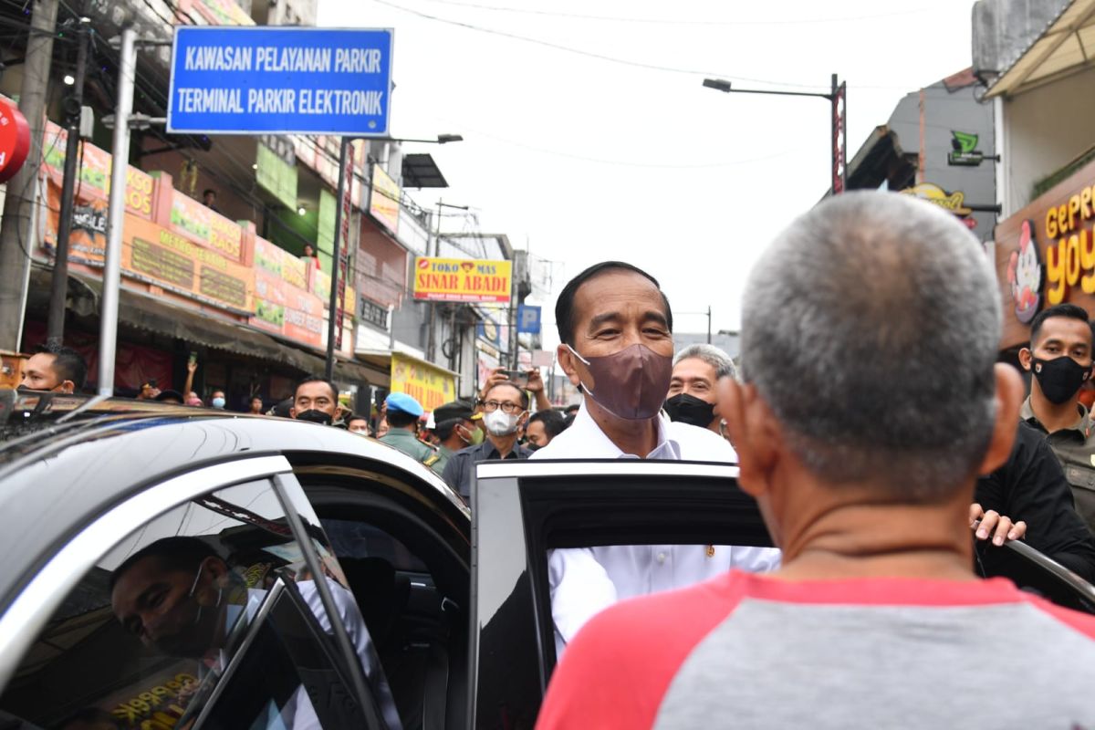 Sekpres: Presiden merespons permintaan pedagang di Pasar Bogor