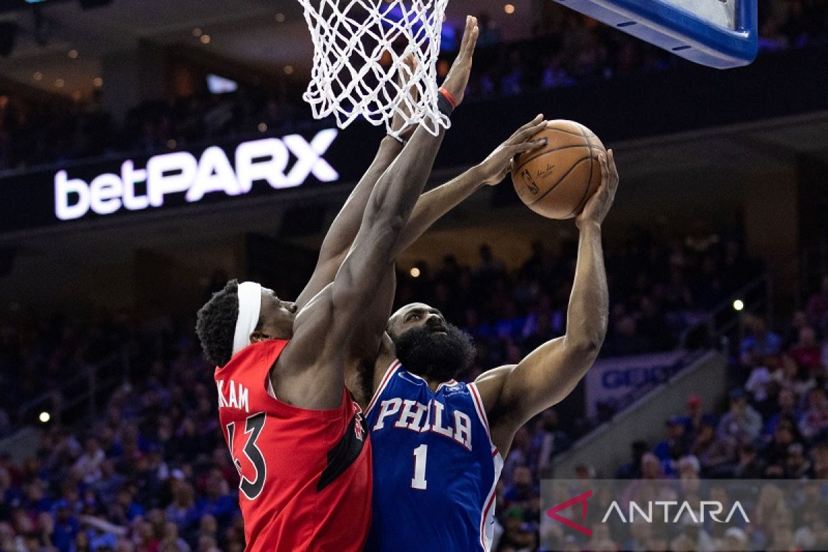 Raptors bawa seri ke Toronto  lagi usai hantam Sixers 103-88