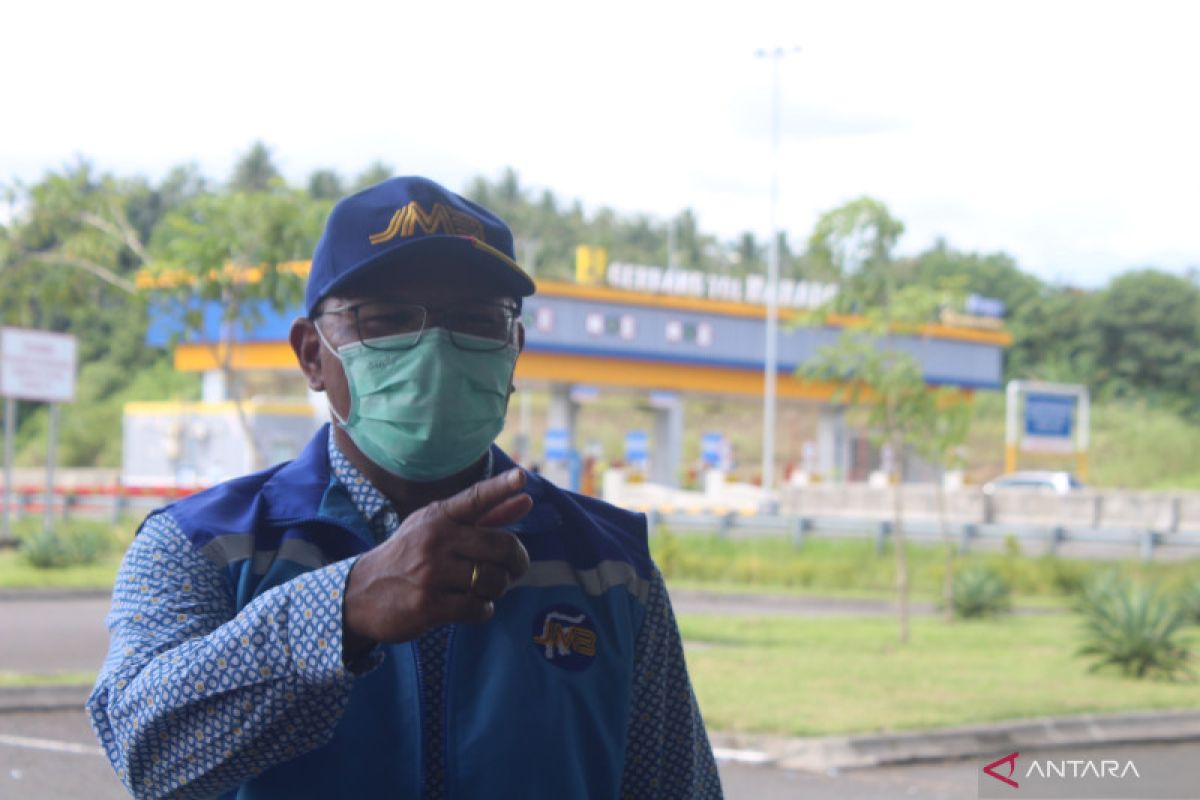 Arus mudik di tol Manado-Bitung mulai  meningkat