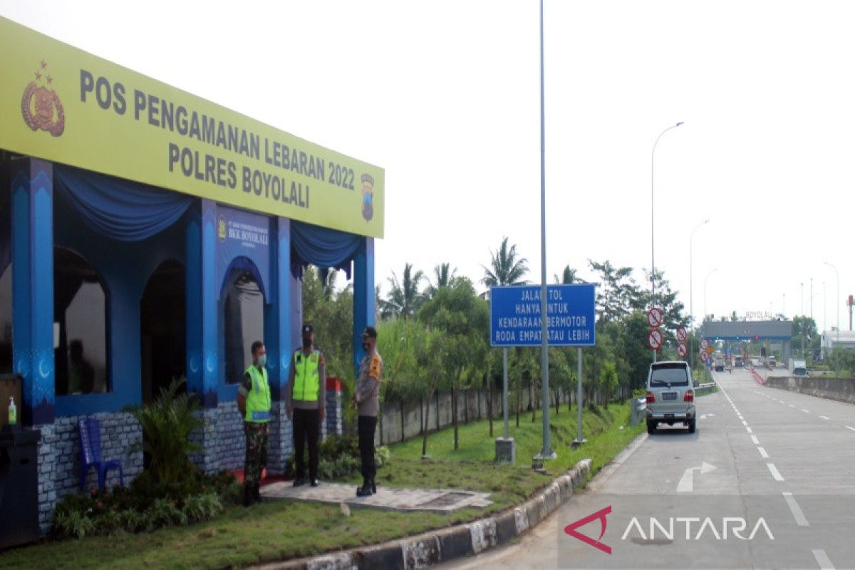 Arus mudik keluar pintu Tol Boyolali mulai meningkat