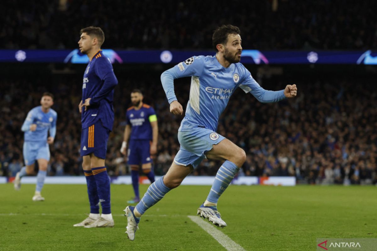 Pesta gol, Manchester City atasi  Real Madrid 4-3