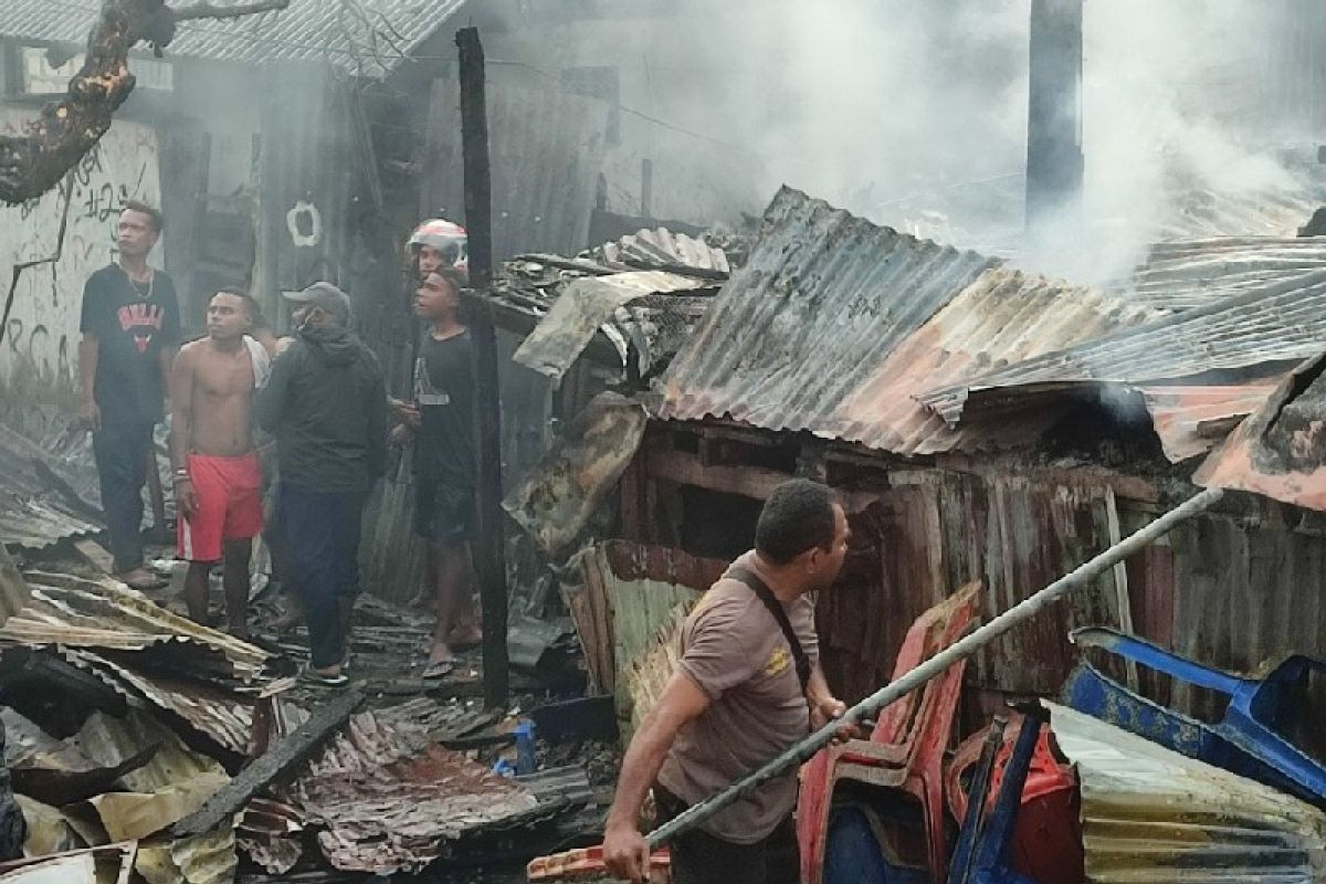 Kebakaran rumah di Argapura Jayapura diduga karena korsleting listrik