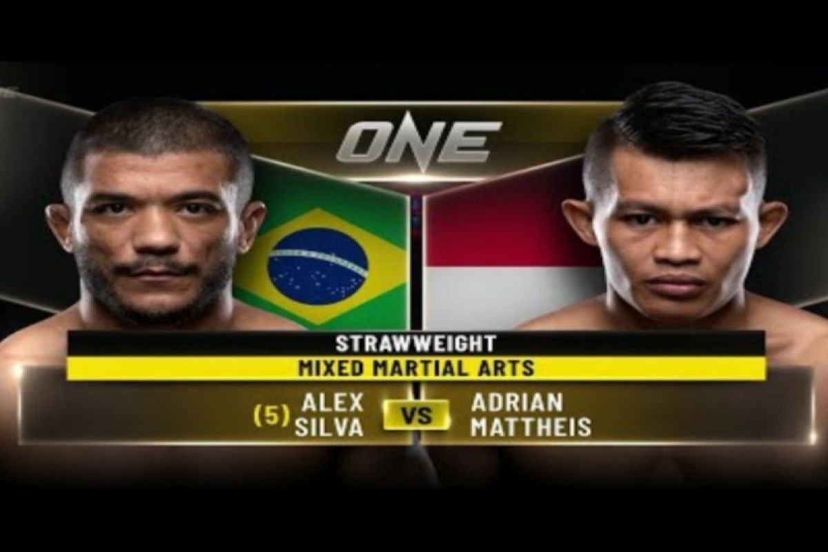 Petarung Indonesia Adrian Mattheis tanding ulang lawan Alex Silva di ONE 158