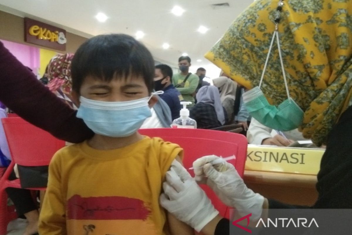 Vaksinasi dosis lengkap bagi anak di Kendari mencapai 8.910 jiwa