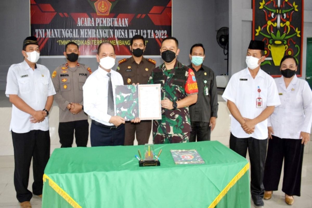 Bupati Kapuas apresiasi TMMD bantu pembangunan daerah