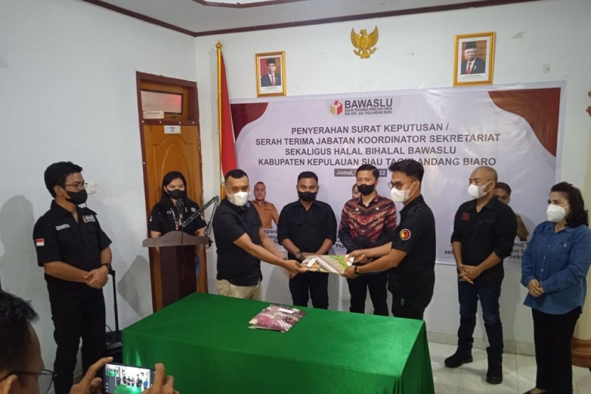 Lerah gantikan Makagiansar  sebagai Korsek Bawaslu Sitaro