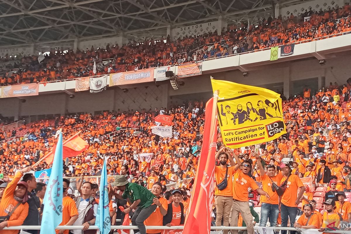 KSPI apresiasi Polri bantu amankan "May Day Fiesta"  di GBK