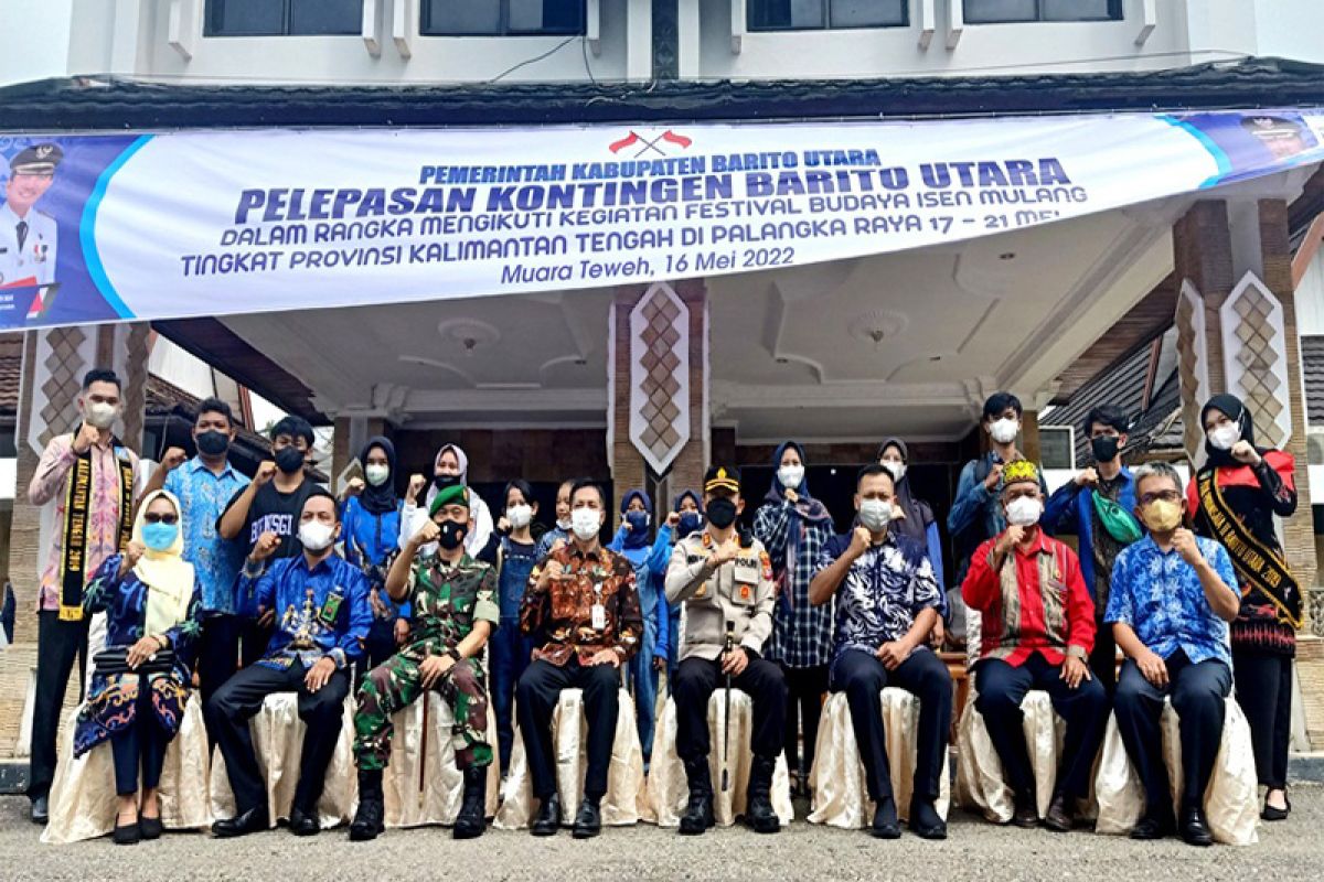 Kontingen Barito Utara ikuti 14 cabang lomba festival budaya Kalteng