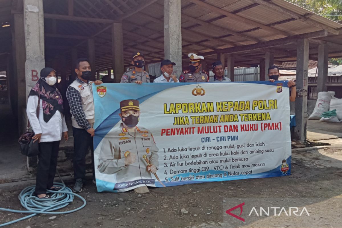 Polres Bantul imbau masyarakat laporkan petugas jika temukan ternak idap PMK