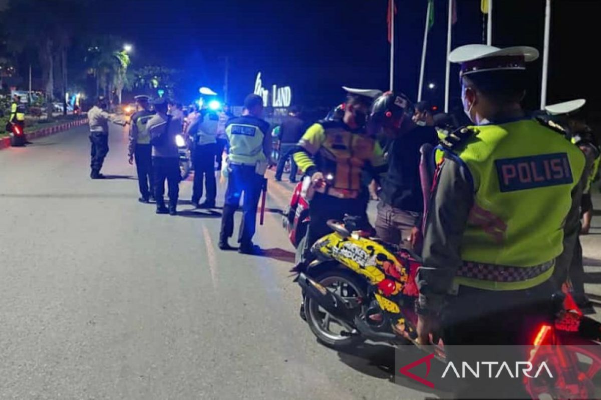 Polresta Kendari razia kendaraan akibat maraknya kejahatan jalanan