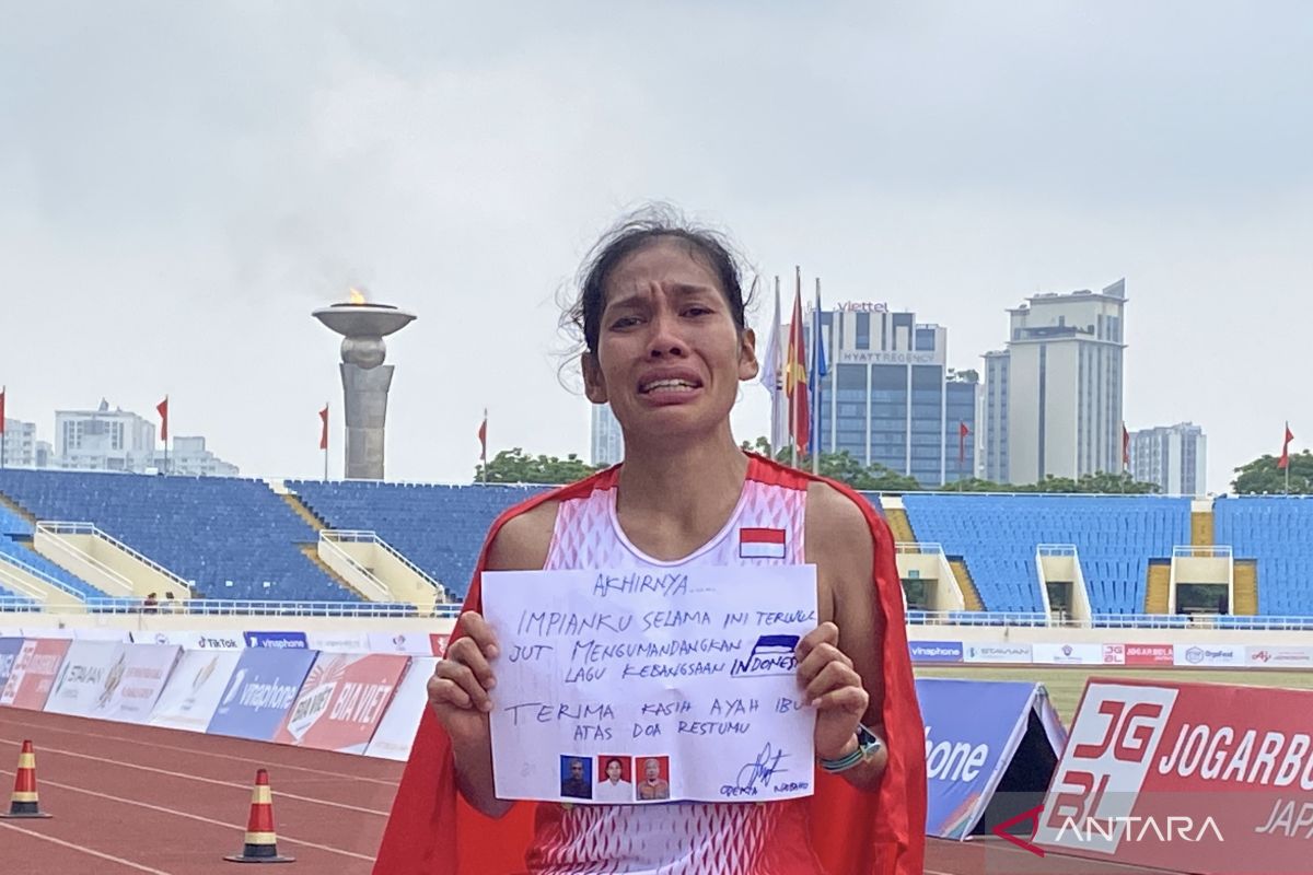 Tangis Odekta Naibaho pecah saatberhasil sabet emas SEA Games