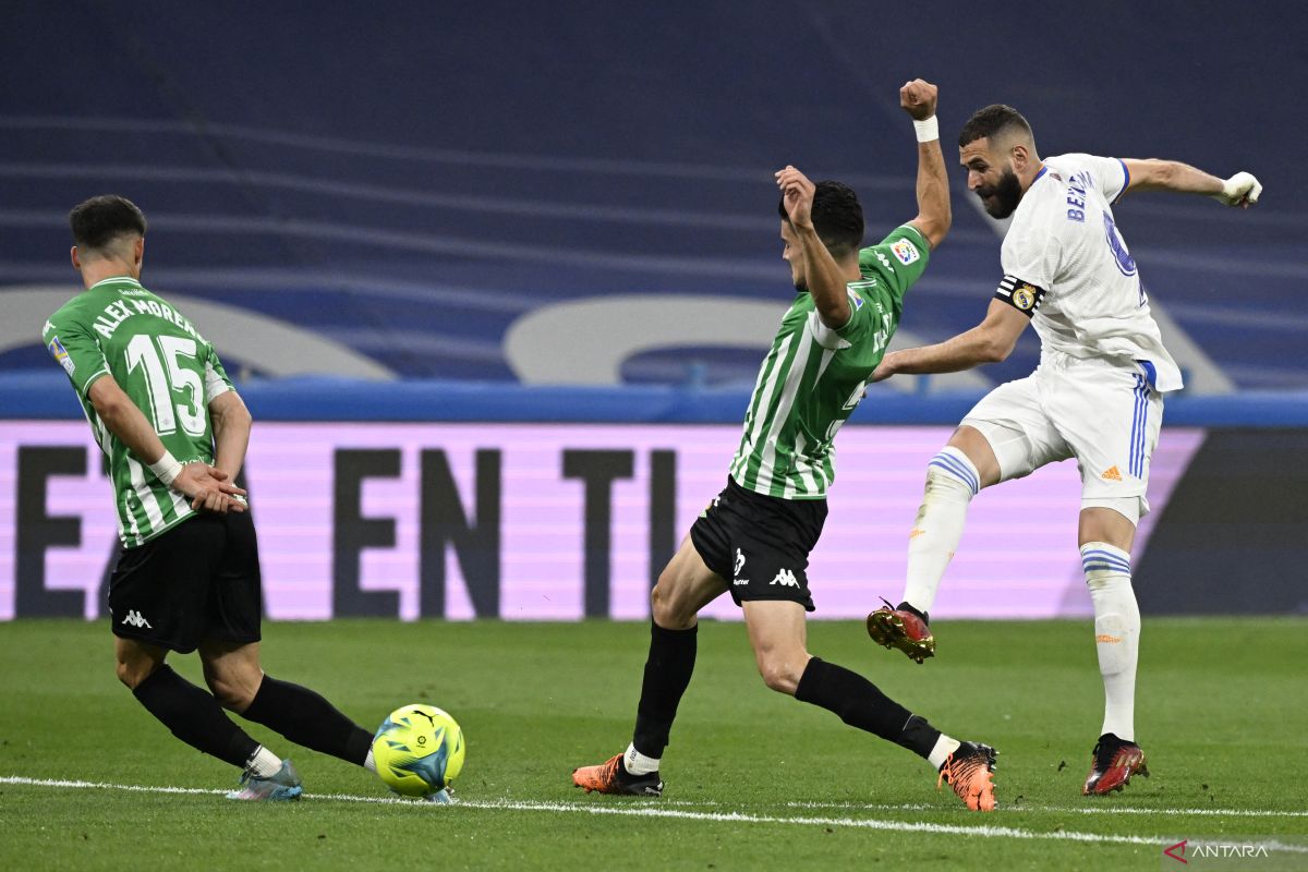 Real Madrid tutup LaLiga dengan hasil imbang lawan Real Betis