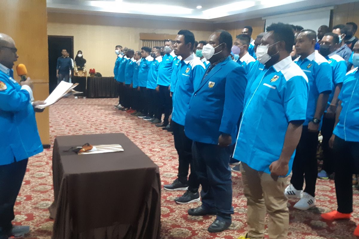 DPD KNPI Papua lantik kepengurusan baru Kota Jayapura