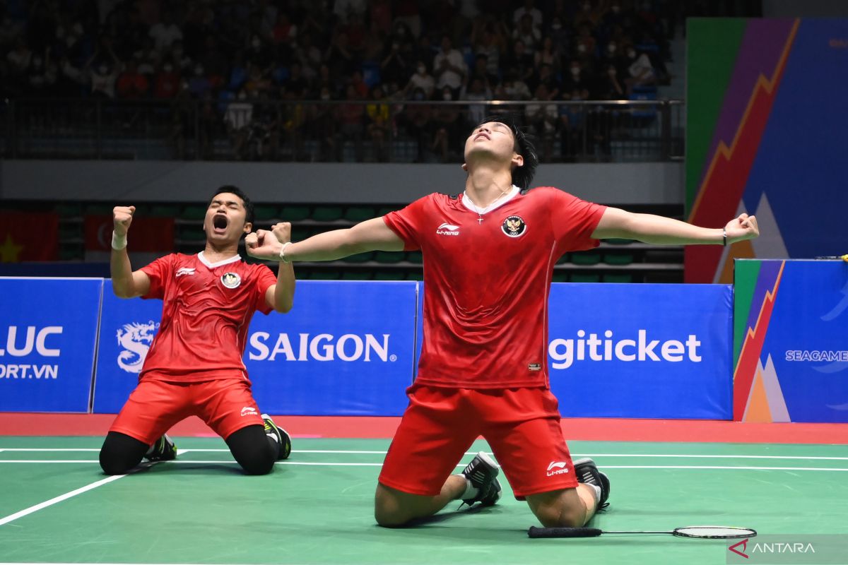 Pebulu tangkis Leo/Daniel persembahkan emas SEA Games