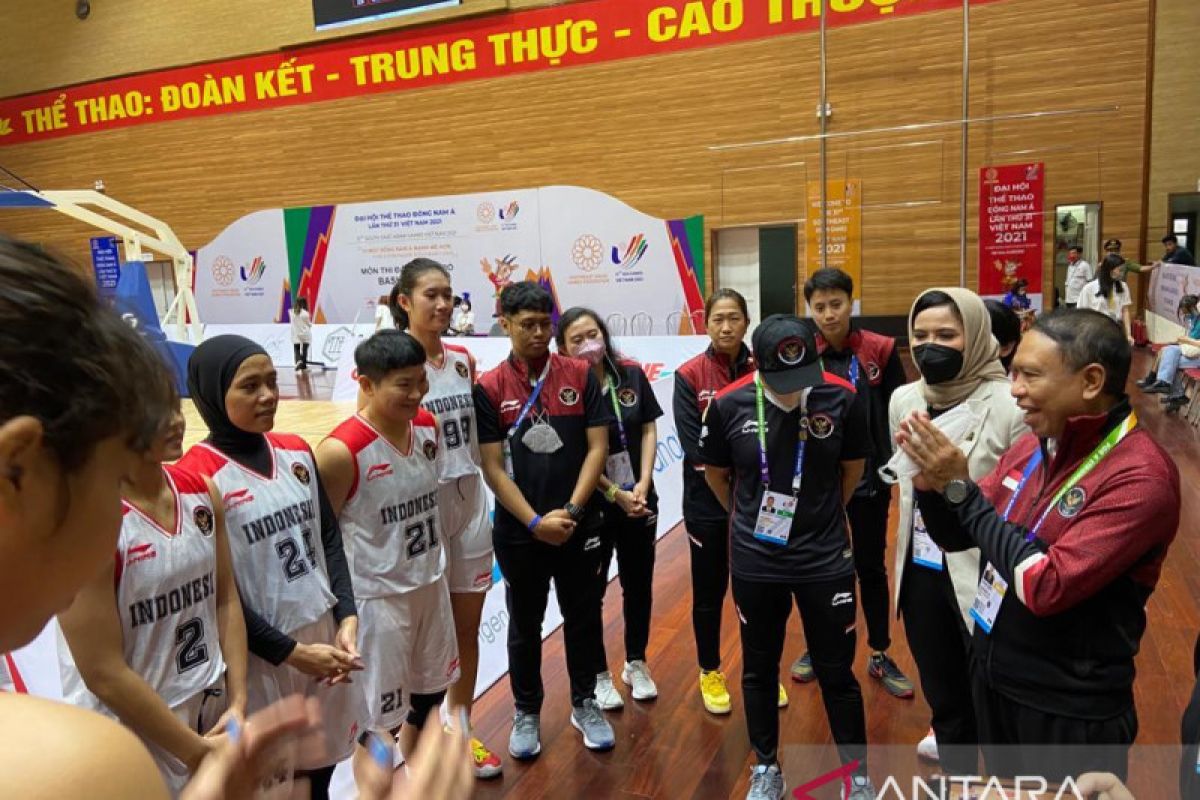 Tim basket putri Indonesia raih perak SEA Games Vietnam 2021