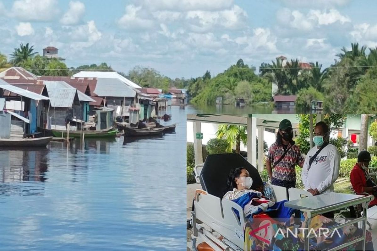 Seorang ibu selamat, setelah sempat ditarik buaya ke dalam sungai