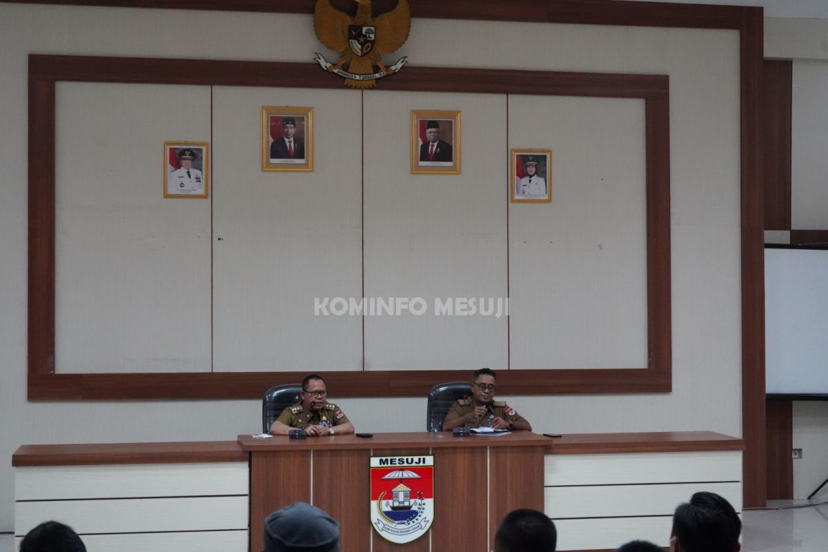 Penjabat Bupati Mesuji berikan arahan kepada OPD