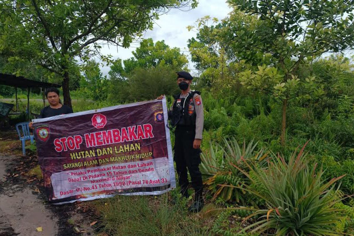 Antisipasi Karhutla, polisi gencarkan sosialisasi ke masyarakat Palangka Raya