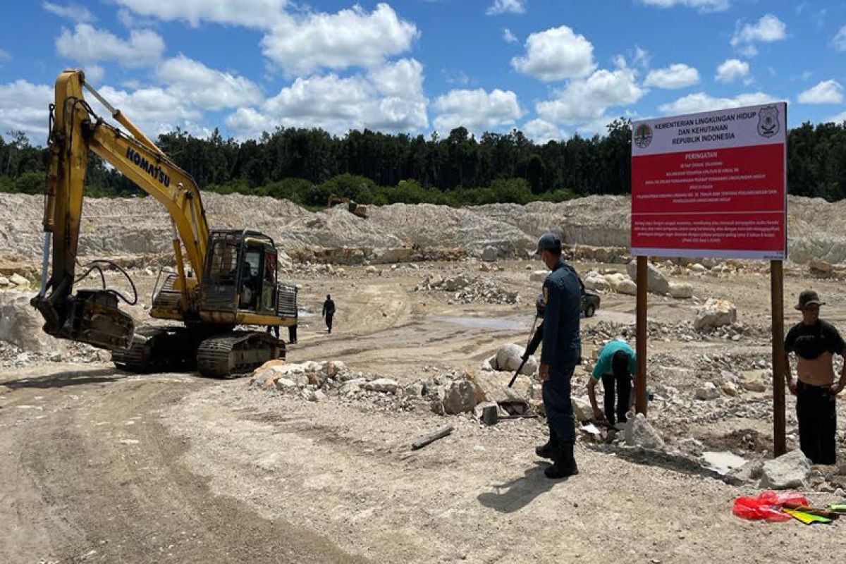 Diduga tanpa izin menambang di kawasan hutan, PT SAS dijerat pasal berlapis