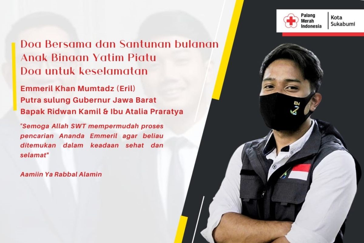 PMI dan anak yatim piatu gelar doa bersama untuk keselamatan Eril